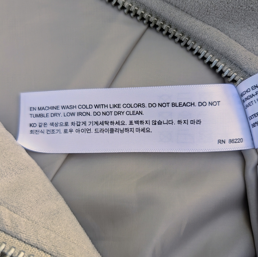 Porter & Ash Men's Cream Bomber Jacket - Picture 7 of 12